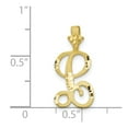 thumbnail image 3 of 10k Yellow Gold Initial L Charm, 3 of 4