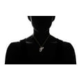 thumbnail image 5 of Rose Goldtone Diamond Accent Intial Necklace, 5 of 5