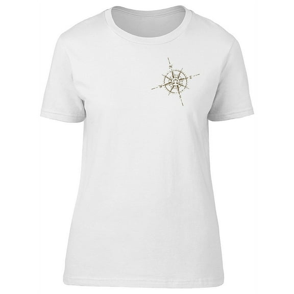 Cardinal Points On A Compass T-Shirt Women -Image by Shutterstock, Female Medium