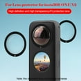 2 Pcs Protective Lens Cover Lens Guard for Insta 360 X2 New for Flash