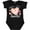 AB-Black, variant on Inktastic Nana's Little Sweetie with Pink Heart Cookie Boys or Girls Baby Bodysuit