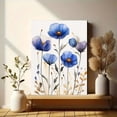 thumbnail image 6 of Qisvanset 12x16 Inch Framed Canvas Wall Art Watercolor Wildflower Botanical Minimalist Boho Home Wall Art Set, 6 of 8
