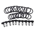 thumbnail image 1 of Toystoory 10 Uds. De plástico ajustable, anzuelos para caña de pescar, soporte para señuelo, accesorios de pesca seguros Pescar Negro, 1 of 5