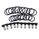 thumbnail image 1 of Toystoory 10 Uds. De plástico ajustable, anzuelos para caña de pescar, soporte para señuelo, accesorios de pesca seguros Pescar Negro, 1 of 5