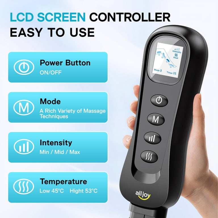Alljoy Leg Compression Massager with Heat, 6 Modes photo 2