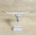 thumbnail image 1 of Buste en Corne de Tora sur Pied Sculpture, 1 of 1