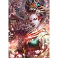 thumbnail image 1 of Bohrer-Diamantgemälde (DE8332) 5D-DIY-Geisha-Kreuzstich-Mosaik-Set (HG425) 45 x 60 cm FLhrweasw Nuevo, 1 of 1