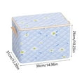 thumbnail image 3 of Clothes Storage Bags Wardrobe Organizer Portable Fabric Boxes Home Organization Moving - Foldable Design for Seasonal Clothes Blankets(S(30l)), 3 of 8
