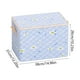 thumbnail image 3 of Bolsa organizadora para ropa de tela no tejida | Caja portátil para guardar armario con doble cremallera y asa reforzada | Contenedor plegable de gran capacidad para ropa de cama, edredones, 3 of 8