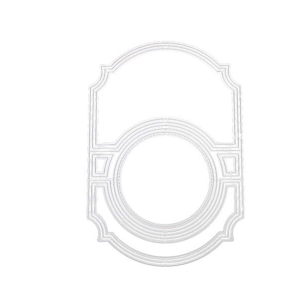 Troquel de Caja con Ranura para Tarjetas, Troquel de Relieve de Acero Al Carbono para Crear Tarjetas, Plantilla de Papel Plegable, Herramienta para Scrapbooking, Tarjetas de Felicitación Nav