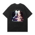 thumbnail image 5 of THNCLZX Washed vintage Sword Art Online SAO cotton T-shirt anime street hip-hop short-sleeved pattern summer unisex clothing, 5 of 10