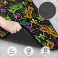 thumbnail image 3 of Fuzoiu Mardi Gras Surface Print Carpet Floor Mats for Car,Car Foot Mat Set,Universal Fit 4 Piece Mat Pad Set,Fits Most Cars Trucks Vans Sedans SUV Auto Carpet Mat Se, 3 of 7