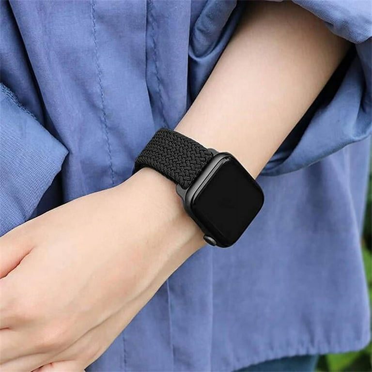 Yuiyuka Up Leather Band Compatible with Apple Watch Bands 40mm 44mm 45mm 41mm 42mm 38mm Women Men, Soft Leather Bracelet for iWatch Series 9 8 7 6 5 4