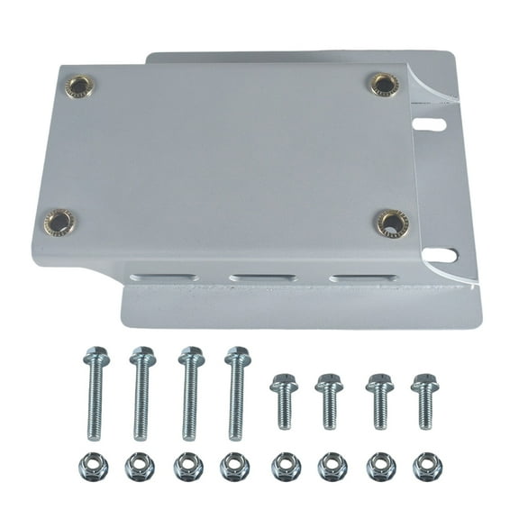 JRL Generic Torque Converter Motor Riser Plate For 196cc/212cc Engines on Coleman RT100 CT200U BT200X CT200U-ex Mini Bikes Sliver