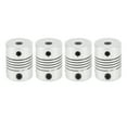 thumbnail image 4 of Raccord Moteur, 5-5mm 4Pcs Excellente Réponse Performance Flexible Accouplement d'Arbre pour le Remplacement pour la Modification de Pousseur d'Eau de 40MM de Diamètre, 4 of 8