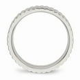 thumbnail image 2 of Stainless Steel Polished Textured Ring Size: 11; for Adults and Teens; for Women and Men, 2 of 6
