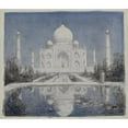 thumbnail image 2 of Marius Bauer 23x20 Gold Ornate Framed and Double Matted Museum Art Print Titled - Taj Mahal at Maanlicht (1877 - 1932), 2 of 4