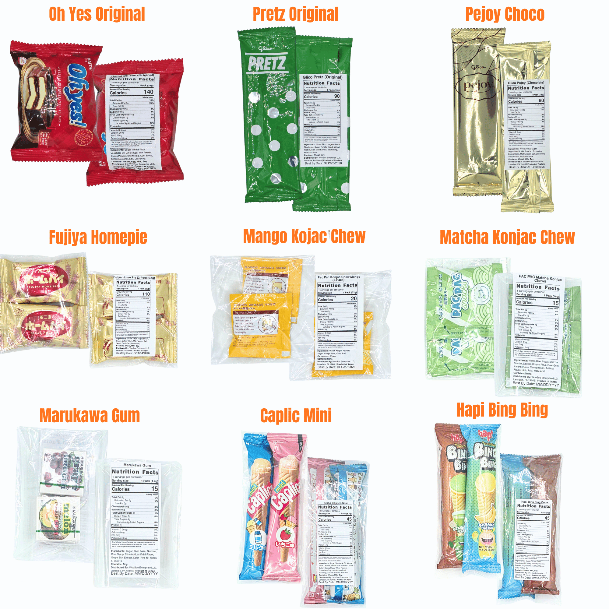 SNACKZON – Curated Japanese & Korean Treats – Includes Spicy Chicken Ramen, Chocolate Filled Biscuits, Rice Crackers & More