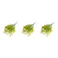thumbnail image 3 of Moyic 10 bolsas de flores de plantas verdes simuladas decoraciones de salón ramo simulado de sauces dorados amarillos, 3 of 6