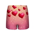 thumbnail image 5 of ABATAB Valentine's Day Lounge Sets for Women Short Sleeve Shorts Pants Button down Love Heart Print Pajama Sleepwear Outfits, 5 of 7