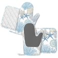 thumbnail image 2 of Juego de guantes de cocina y agarraderas MIFSOIAVV de silicona resistente al calor, 2 of 7