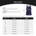 thumbnail image 4 of Daiia Red White Blue Fireworks Printed Men's Quick Dry Fit Muscle Tank Top Slim-Fit Tank Workout Tank Top Lightweight Sports Tank Top-3X-Large, 4 of 7