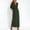 c01Green, variant on Womens Long Loose Comfortable Breathable Short Sleeve Slit Wrap V-Neck Gowns Maxi Dress Blue L