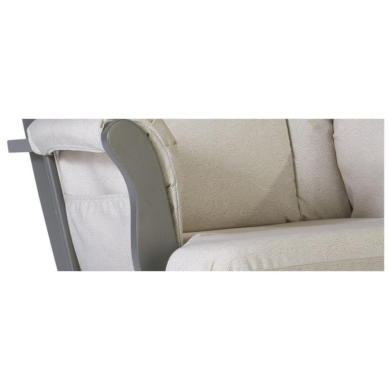 Storkcraft Custom Tuscany Glider Ottoman with Bonus Lower Lumbar Pillow Cherry Finish Choose Your Color Walmart