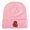 Pink, variant on Flame Demon Dice Embroidered Acrylic Knit Beanie, Unisex Soft Stretch Winter Skull Cap, Sport Casual Daily Hat Perfect Gift for Men & Women