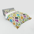 thumbnail image 2 of Ambesonne Cartoon Bedding Set 4 Pcs, Various Animals, Queen, Multicolor, 2 of 2