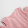 thumbnail image 6 of Kaemgyyd 6 M-4 T Toddler Girl Shirts Summer Clothes Baby Infant Knit Ribbed Soft Tops Solid Cold Shoulder Short Sleeve Blouse, 6 of 7