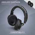 thumbnail image 2 of BRAINWAVZ almohadilla de espuma de memoria en ángulo - adecuado para auriculares grandes sobre la oreja - AKG, HifiMan, ATH, Philips, Fostex (híbrido), 2 of 3
