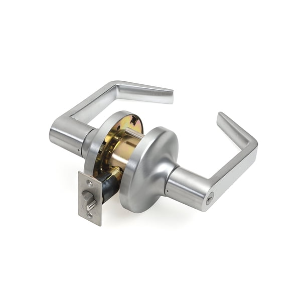 Cerradura Storeroom Lever Tell CL100010 en cromo cepillado