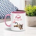thumbnail image 3 of Every Fart is Love Note Abyssinian Guilty Face Happy Valentine's 11oz Accent Two-tone Mug Cat Lover Kitten Owner Gifts Coffee Tea Cup - 01016, 3 of 5