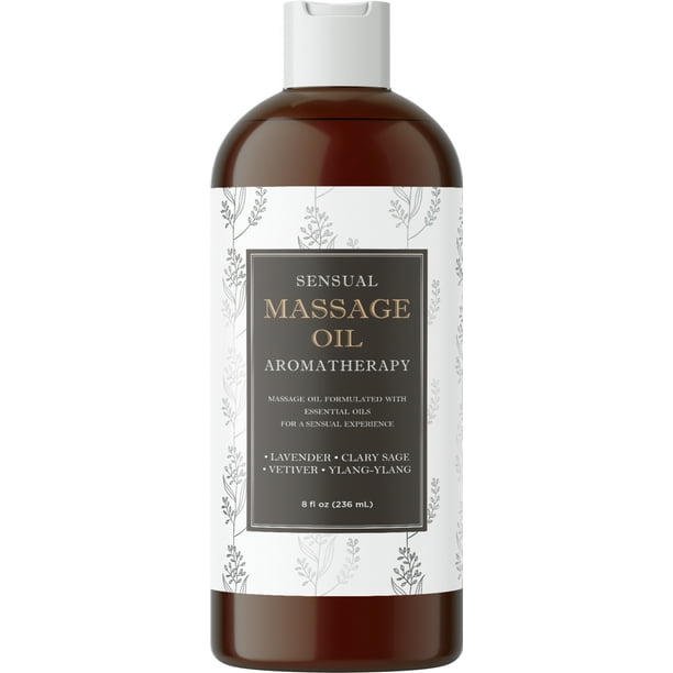 Reservere Megalopolis sæt ind Relaxing Massage Oil for Massage Therapy - Nourishing Lavender Body Oil for  Dry Skin Care with Sweet Almond Oil and Sage - Aromatherapy Massage Oil for  Men and Women, 8 fl oz - Walmart.com