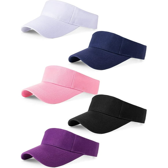 JOYWEI5 Pièces de Sport Porter Sport Visière Pare-Soleil Réglable Casquette Hommes Femmes Pare-Soleil Sport Chapeau de Visière
