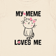 thumbnail image 4 of Inktastic My Meme Loves Me Girls Girls Baby T-Shirt, 4 of 5