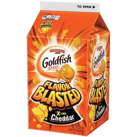 Merlot Cheddar - (2 Pack) Pepperidge Farm Goldfish Flavor Blasted Xtra Cheddar Crackers, 30 oz. Carton