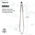 thumbnail image 4 of Farberware Professional Stainless Steel 16-inch Locking Food Tongs, 4 of 11