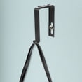 thumbnail image 2 of OULII Black Over Door Cubicle Hanger Heavy Duty Metal Hook for Hats Bags and Coats, 2 of 8