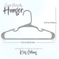 thumbnail image 2 of Utopia Home 60 Pack Kids Hangers - 11.5 Inch Plastic Baby Hangers for Closet - Childrens Hanger for Clothes & Infant Hanger for Closet - for Everyday Standard Use (Gray), 2 of 8