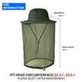thumbnail image 6 of Fishing Hat Sun Protection Hat Mosquito Head Net for Outdoors Bucket Hat with Hidden Net Mesh, 6 of 7