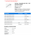 thumbnail image 2 of Tail Pipe - Compatible with 1982 - 1987 Chevrolet El Camino - Walker, 2 of 2
