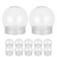 thumbnail image 1 of 20 globos de agua transparentes reutilizables con tapas de rosca, accesorios vacíos para hacer globos de nieve., 1 of 8