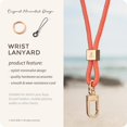 thumbnail image 2 of SENLLY Wrist Lanyard Keychain, Original Minimalist Design Lanyard Strap for Keys, 2 of 5