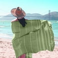 thumbnail image 5 of Moocorvic Summer Clearance!Türkiye Beach Towel Türkiye Towel Ear Tassel Beach Towel Striped Bath Towel Quick Drying Embroidery, 5 of 9