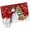 Red, variant on Navy Blue Christmas Round Area Rug 4ft, Snowman Xmas Tree Ball Gifts Winter Washable Non-Slip Circle Rugs for Bedroom Living Room Kitchen, Soft Non Shedding Circle Carpet for Dining Room Dorm