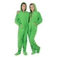 Footed Pajamas Family Matching Shamrock Green Hoodie Onesies for Boys