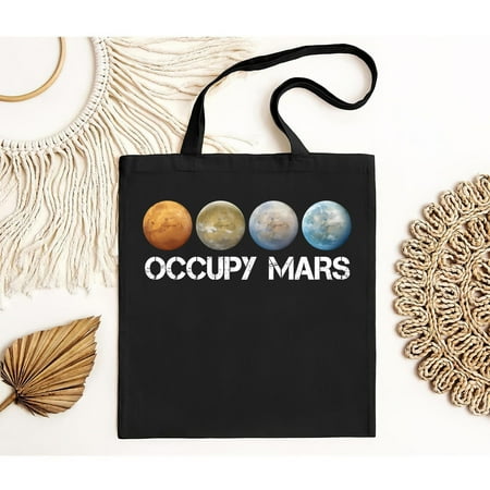 vintage Occupy Mars Terraform S to Made in the USA Tote Bag-TH21419