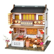 1Pc Chinese Style House Model DIY House Toy Assemble Model Toy DIY House Model